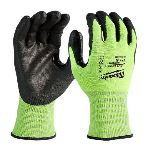 48-73-8930 - Hi Vis Cut Gloves