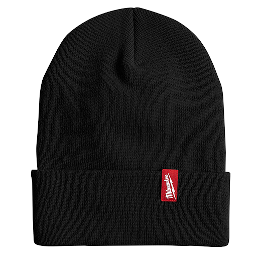 506B - Acrylic Cuffed Beanie – Black