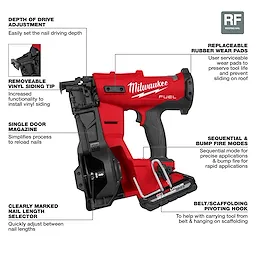 M18 FUEL™ Coil Roofing Nailer