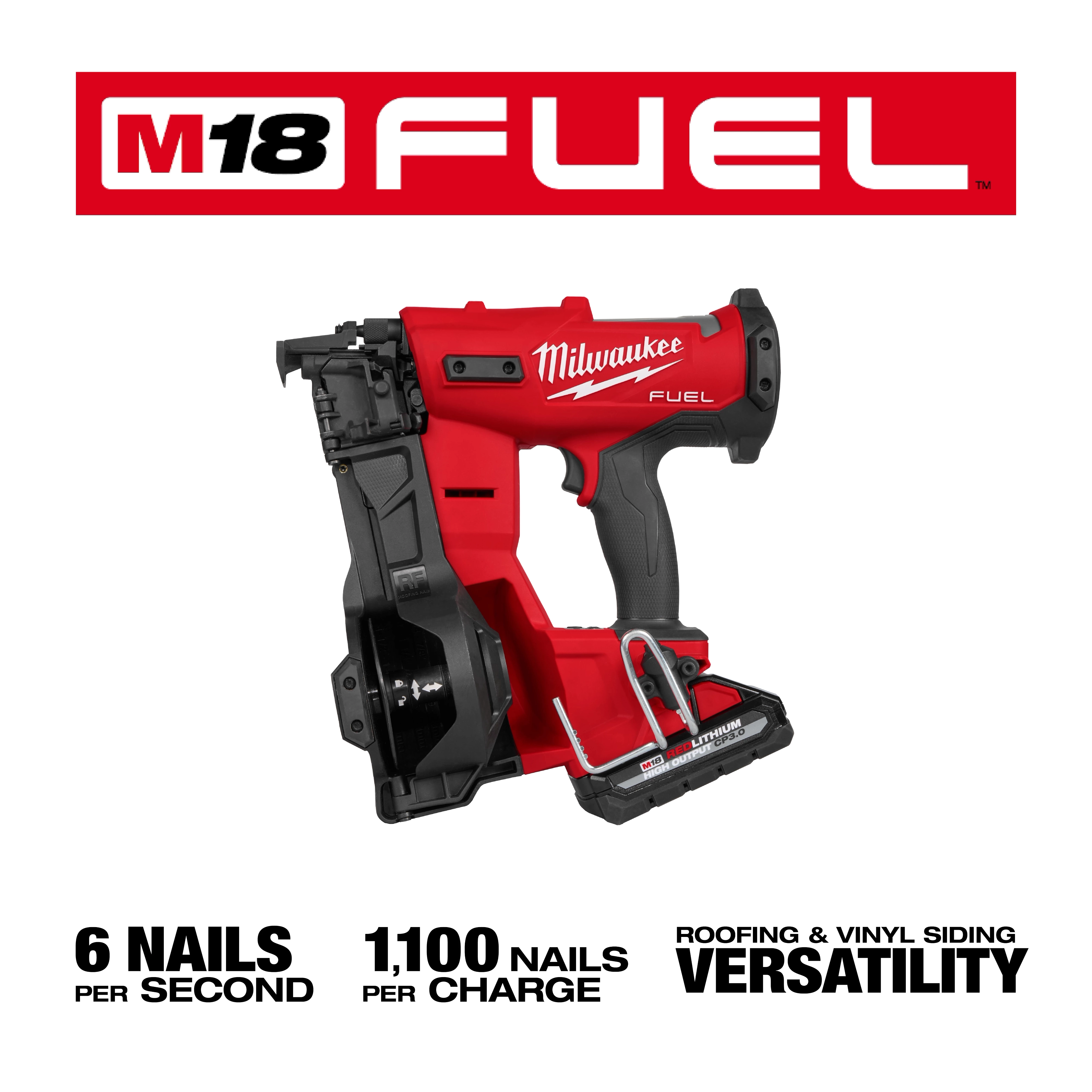 M18 FUEL™ Coil Roofing Nailer