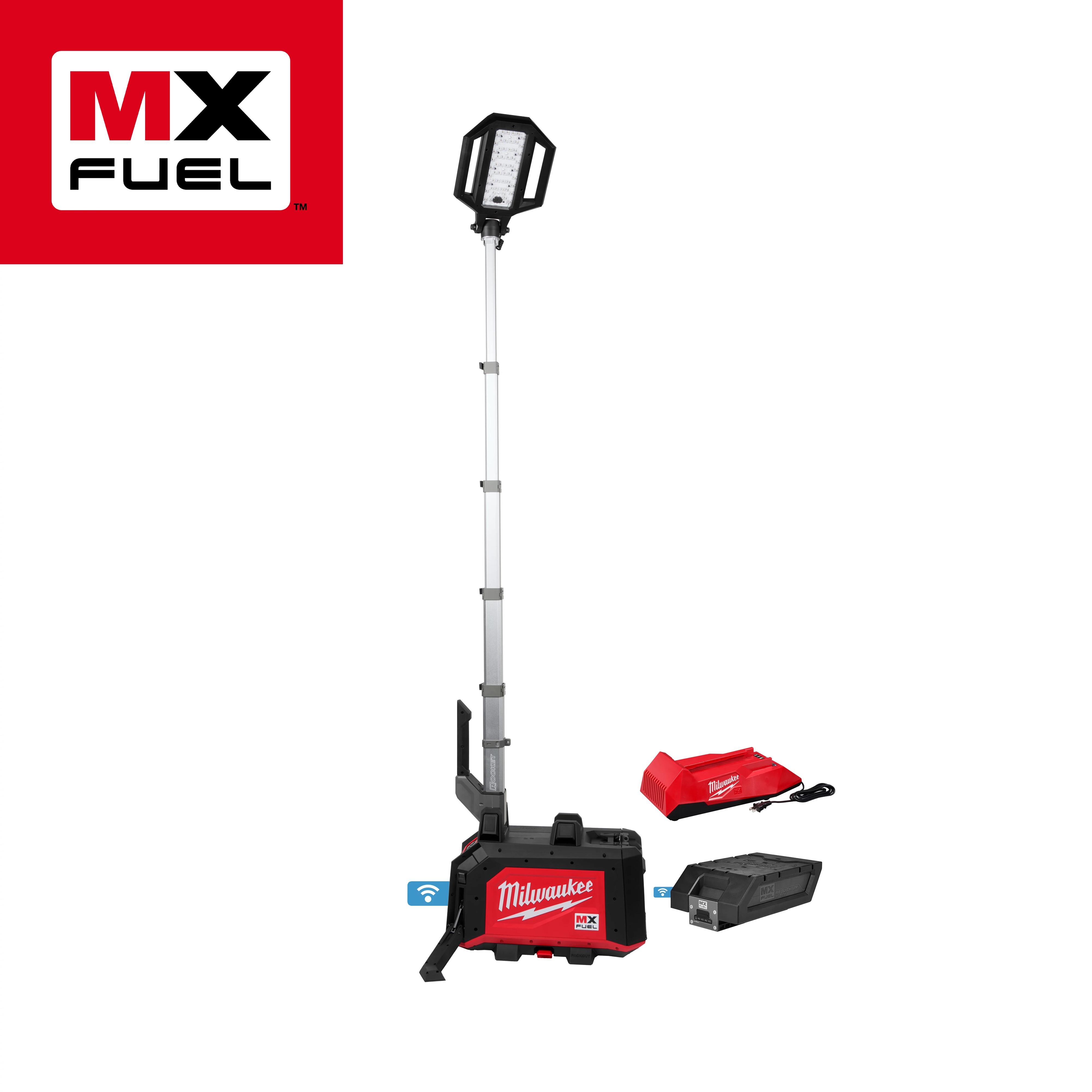 MX FUEL™ ROCKET™ Dual Power Compact Tower Light