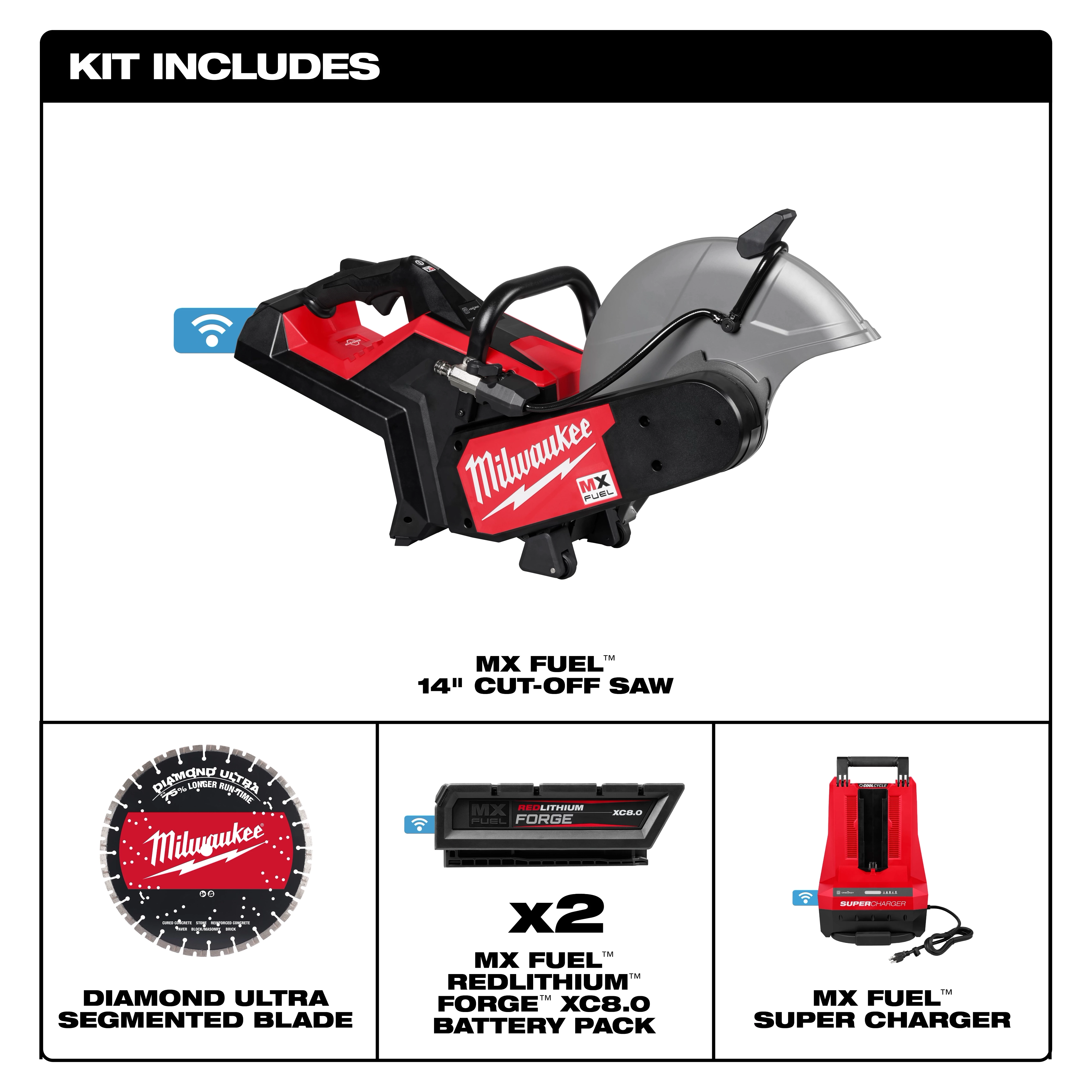 MX FUEL™ 14" Cut-Off Saw w/ RAPIDSTOP™ Brake