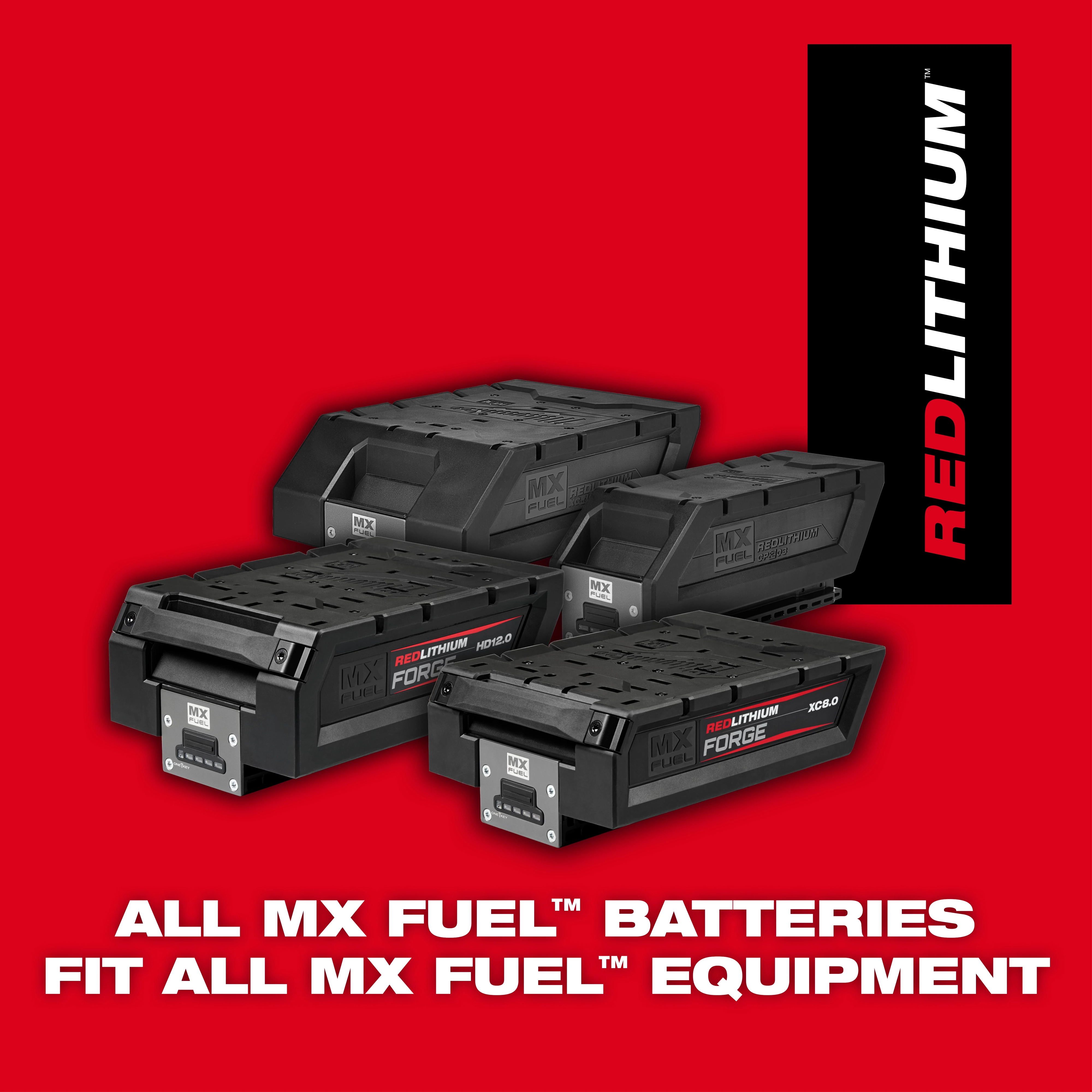 MX FUEL™  Batteries and FORGE™ Batteries