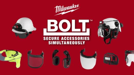 Milwaukee BOLT Head Protection and Accessories