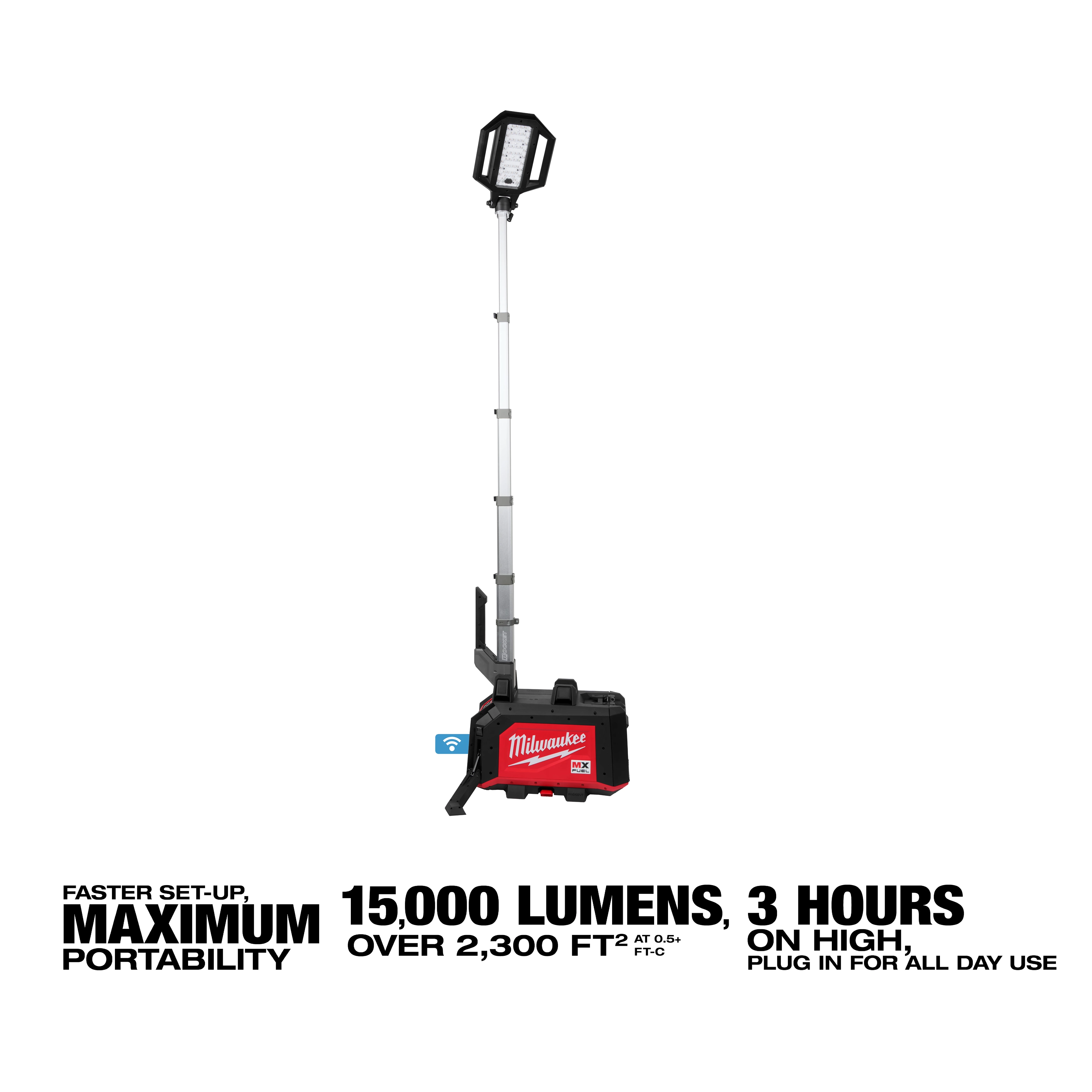 MX FUEL™ ROCKET™ Dual Power Compact Tower Light