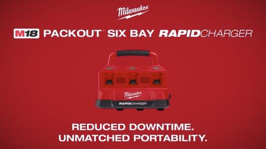 M18 PACKOUT Six Bay Rapid Charger