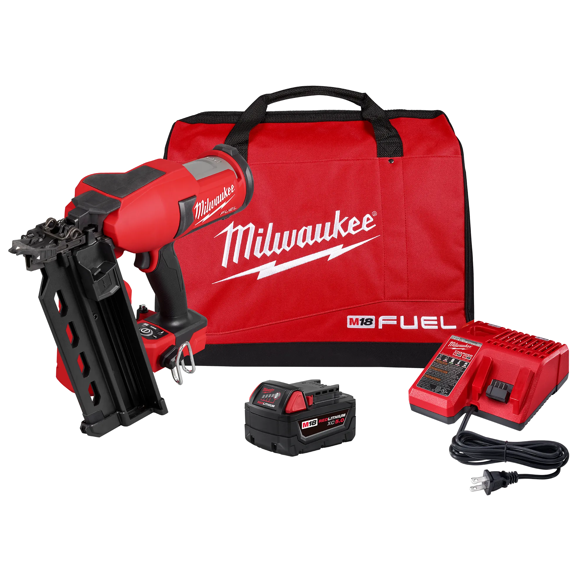 Image of the Milwaukee M18 FUEL Duplex Nailer Kit