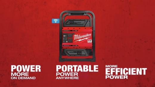 Milwaukee MX FUEL CARRY-ON 3600W 1800W Power Supply